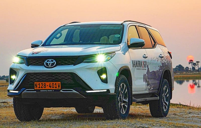 Namibia2Go 4x4 rental vehicle