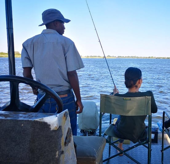 Fishing on the Zambezi River