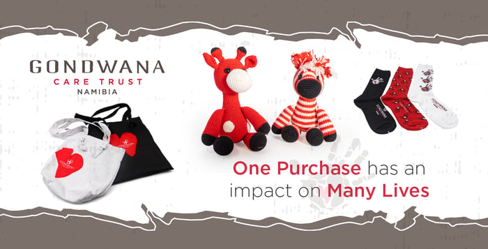 Gondwana Care Trust merchandise from The Narrative Namibia