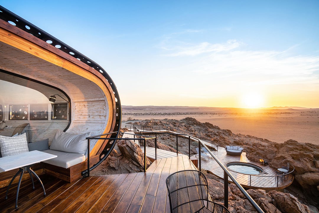 Desert Whisper, a private retreat for two in the Namib Desert