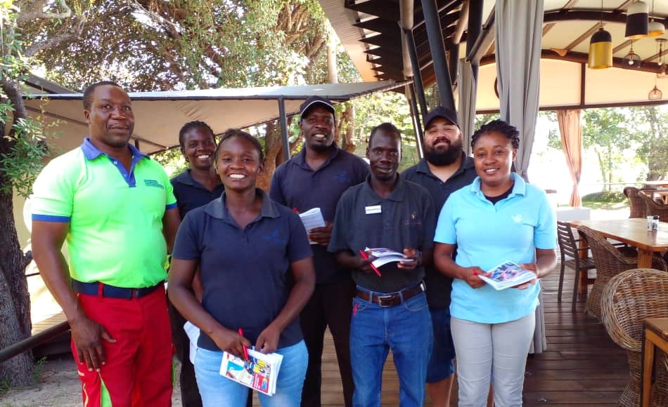 SHE training at Zambezi Mubala Lodge, Namibia