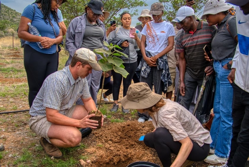 Gondwana Collection Kiri tree planting Damara mopane lodge