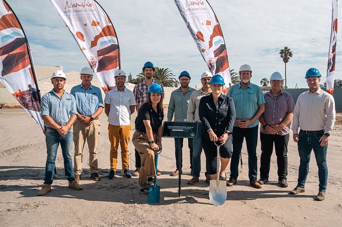 Ground Break-Walvisbay-The Admiral, hotel, Namibia