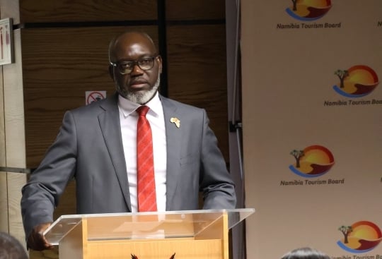 NTB Chief Executive Officer, Sebulon Chicalu at the Welcome Host Customer Care Champions recognition ceremony