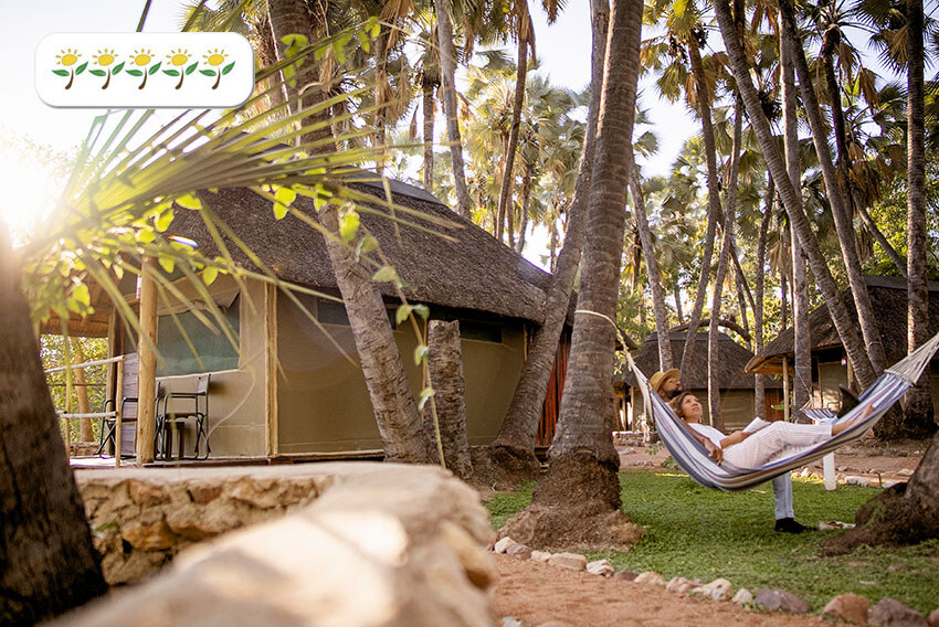 Chalet of Omaraunga Epupa-Falls Camp, Namibia, Eco Awards