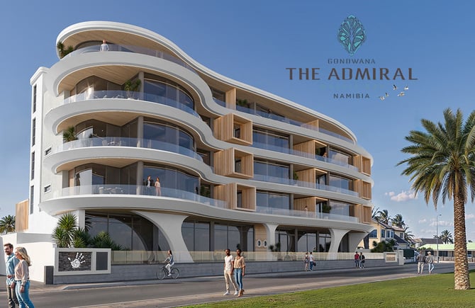 The Admiral exterior_Gondwana Collection render with logo