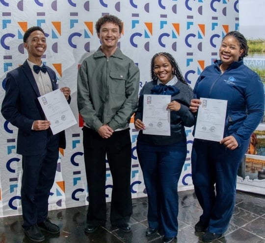 The Weinberg employees who recieved french certificates