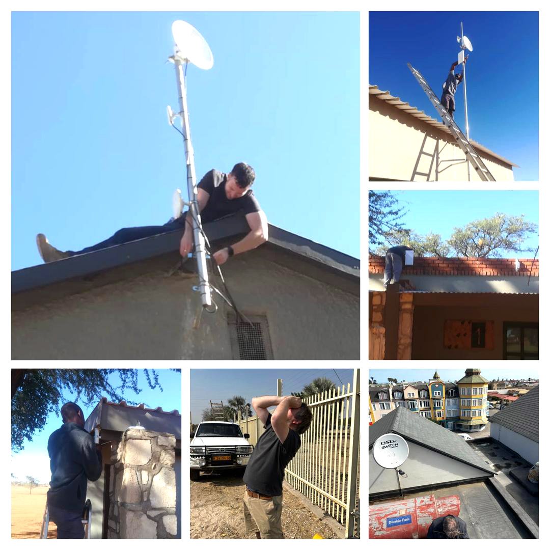 WiFi Installation, Gondwana Lodges, Namibia