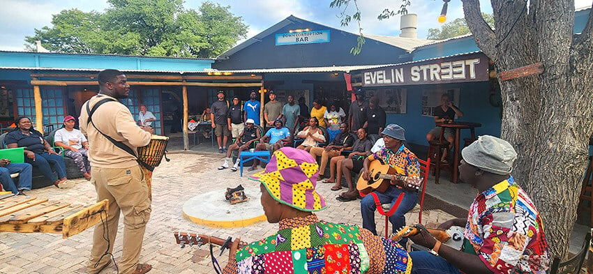 Musicians Etosha Safari Camp Namibia 