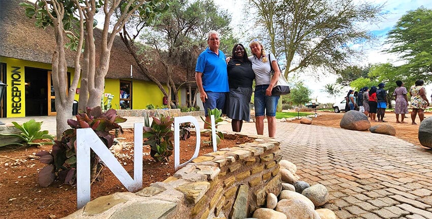 Namib Desert Lodge reception building web