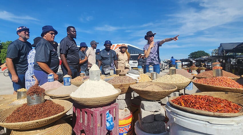 Owambo local market, Namibia