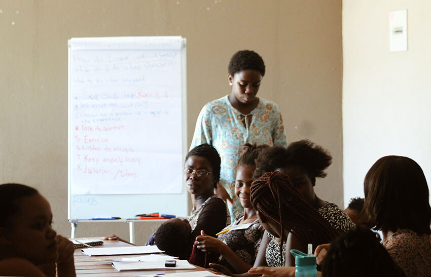 Classroom at Lidar Community Center in Katutura Central