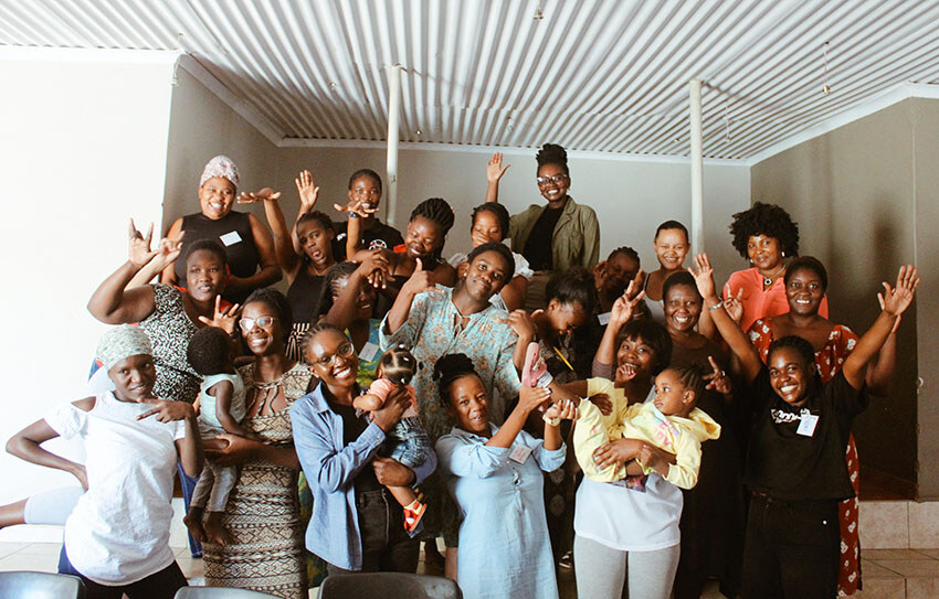 Group photo of Lidar Community Foundation, Namibia