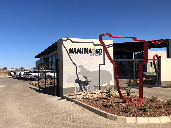 1 Namibia2Go car rental at airport, Namibia