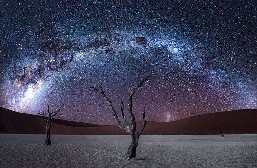 Nighttime, stars, Deadvlei, Namibia_Mikkel Beiter web