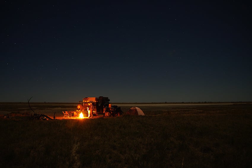 Namibia, Camping