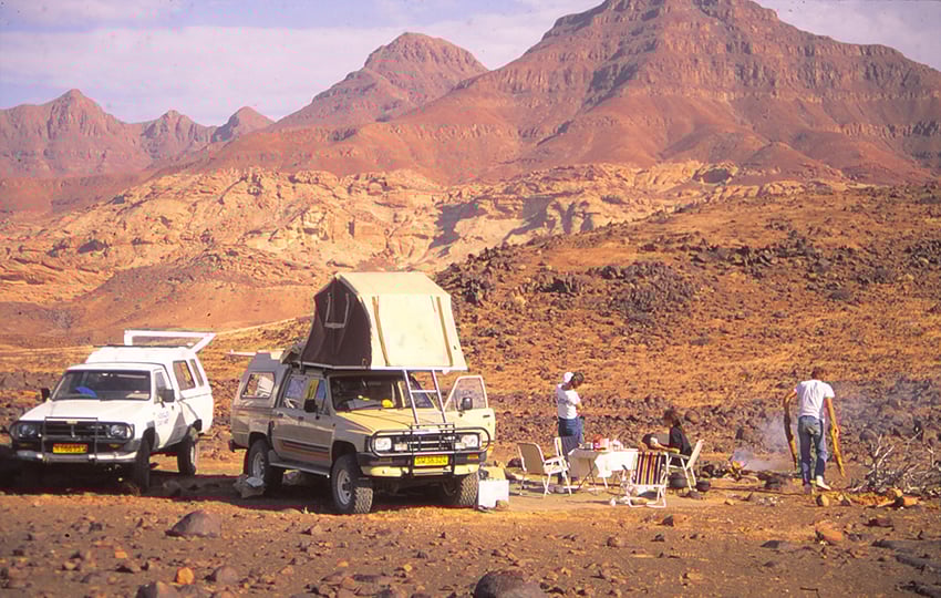 Campen im Damaraland