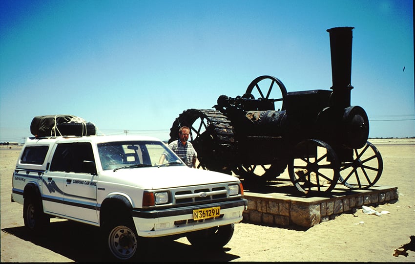 Swakopmund, Namibia, Dampfochse