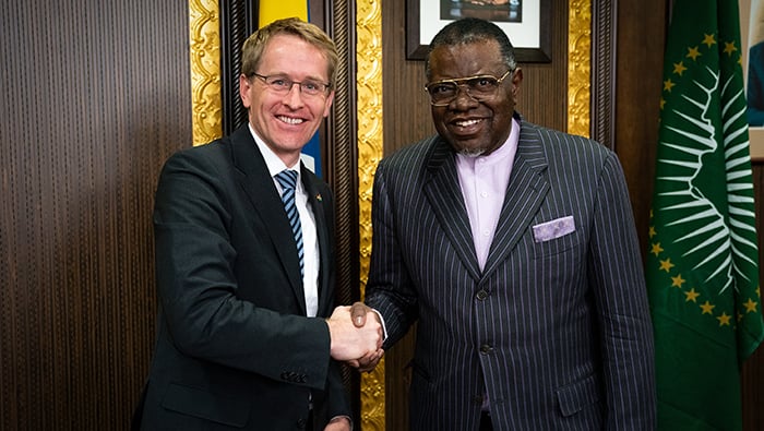 Bundesratspräsident Daniel Günther & Präsident Hage_Geingob