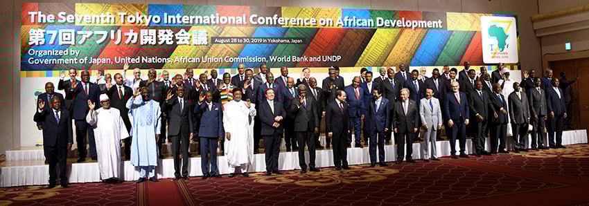 Präsident Geingob, TICAD-Konferenz