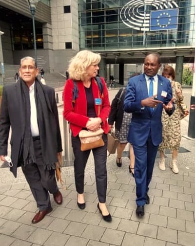 Pohamba Shifeta in Brüssel