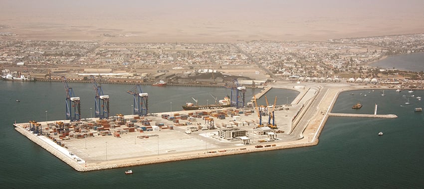 Walvis Bay, neuer Containerterminal