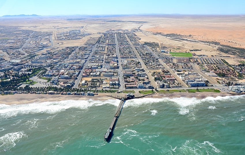 Swakopmund Vogelperspektive