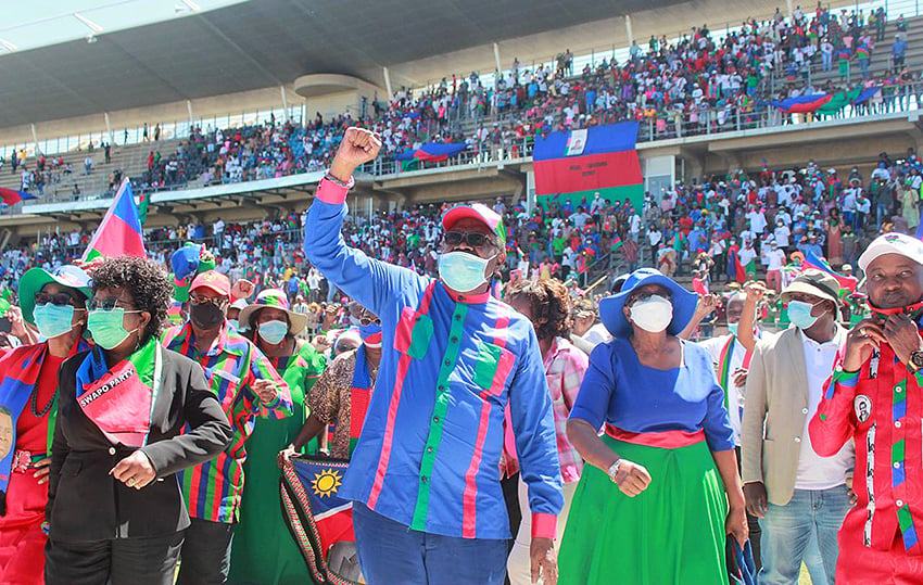 Namibia, Swapo-Wahlveranstaltung