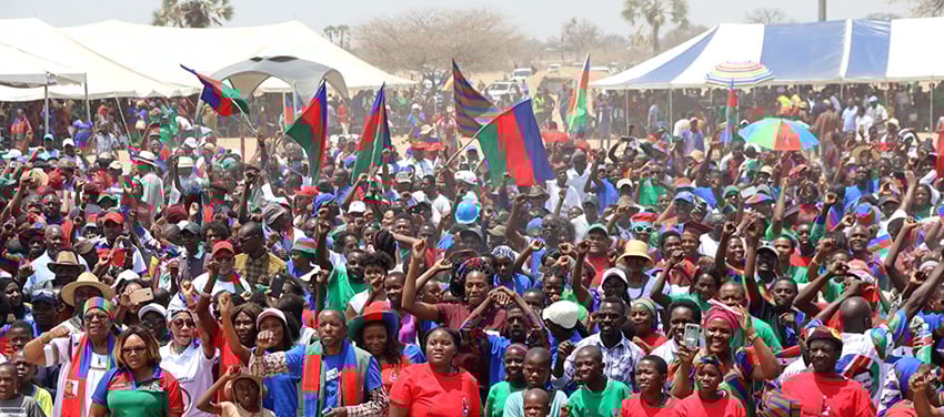 Swapo-Wahlveranstaltung