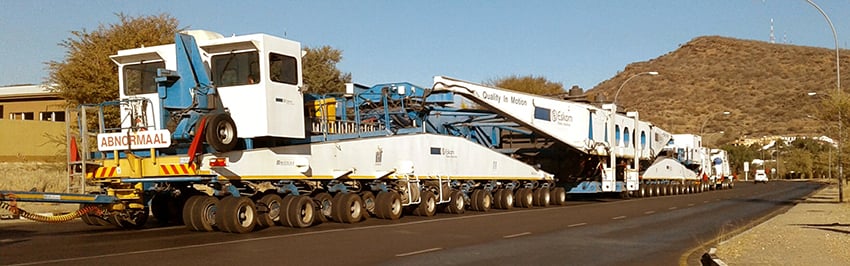 NamPower Schwertransport