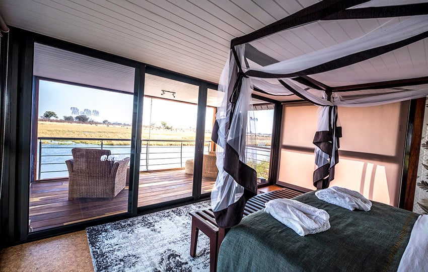 Namushasha River Villa Schlafzimmer