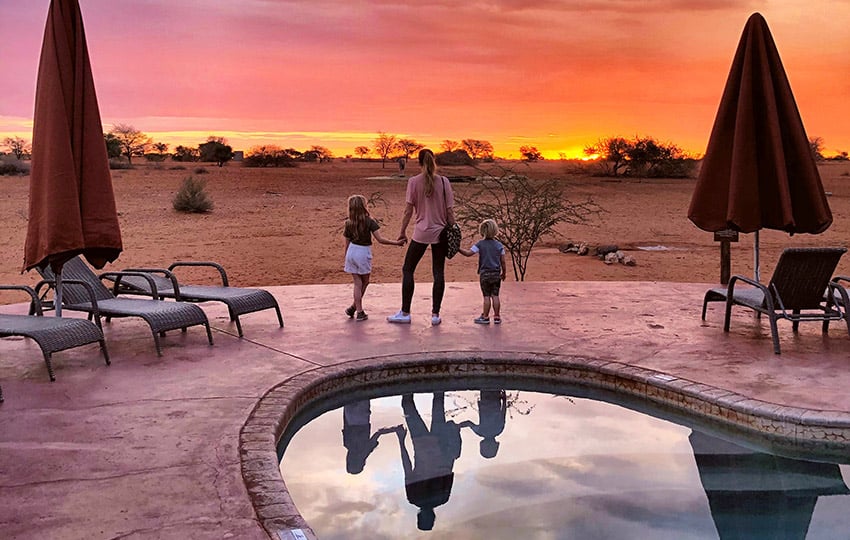 Kalahari Anib Lodge, Pool