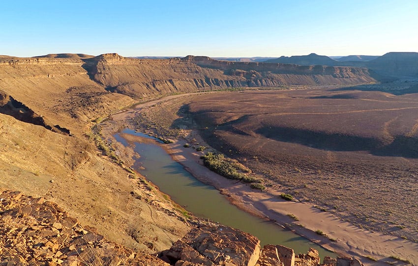 Der Fischfluss Canyon in Namibia