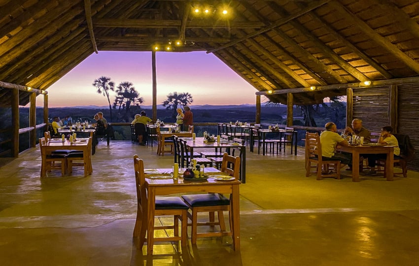 The Palmwag Lodge & Camp dining room