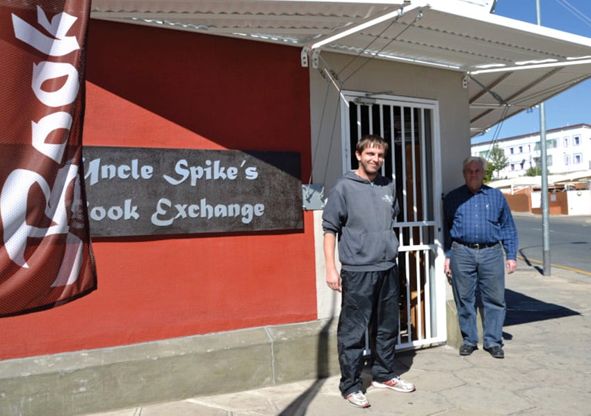 Uncle Spikes book exchange_Ron Swilling web