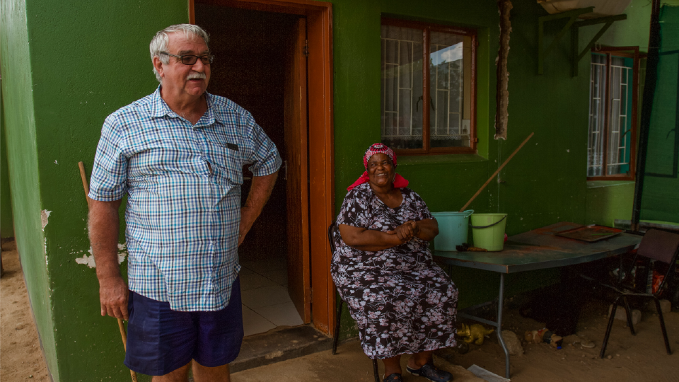 Oom Willie at Old Age Home