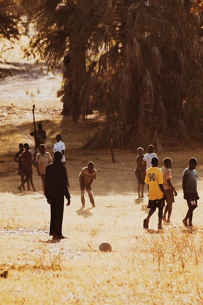 children playing, Owambo, Namibia