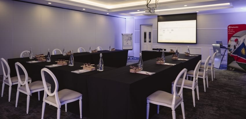 Smaller conference room at the Weinberg Windhoek, Namibia