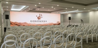 New and improved conference facilities at The Weinberg Windhoek in Namibia. Stunning floor-to-ceiling LED wall&nbsp;