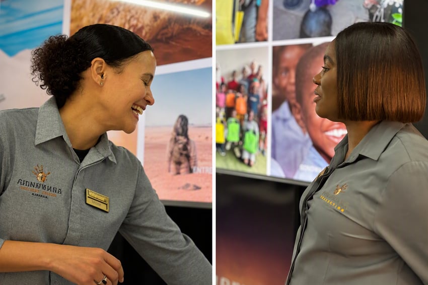 Team members at Gondwana Collection Namibia head office in Namibia