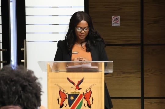 Gondwana Collections representative at the event Tapiwa Lushetile