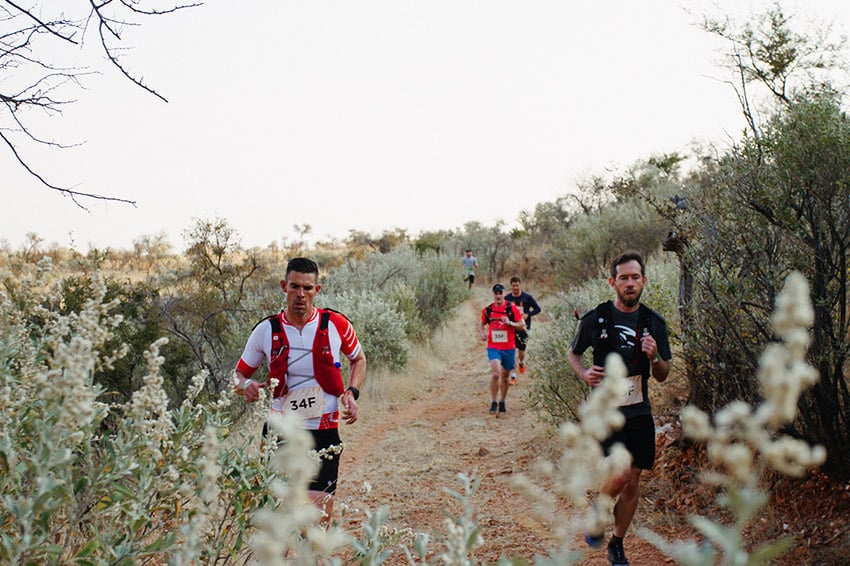 Trailrunner in Namibia