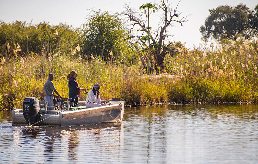 Fishing luck in Namibia's water-rich north-east