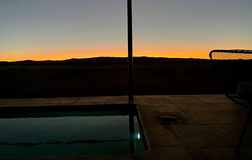The Desert Grace, Sonnenuntergang, Lodge, Namibia