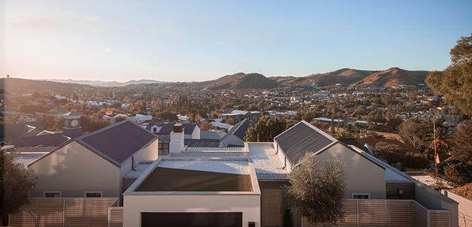 View from The Weinberg Villa, Windhoek, Namibia