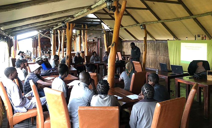 Mitarbeiterschulung, Chobe River Camp