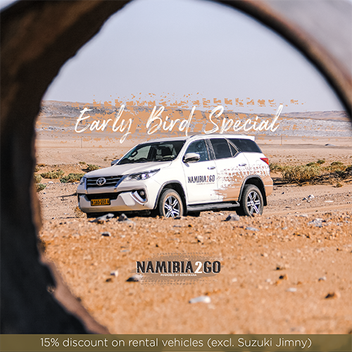 Rental car in Namibia