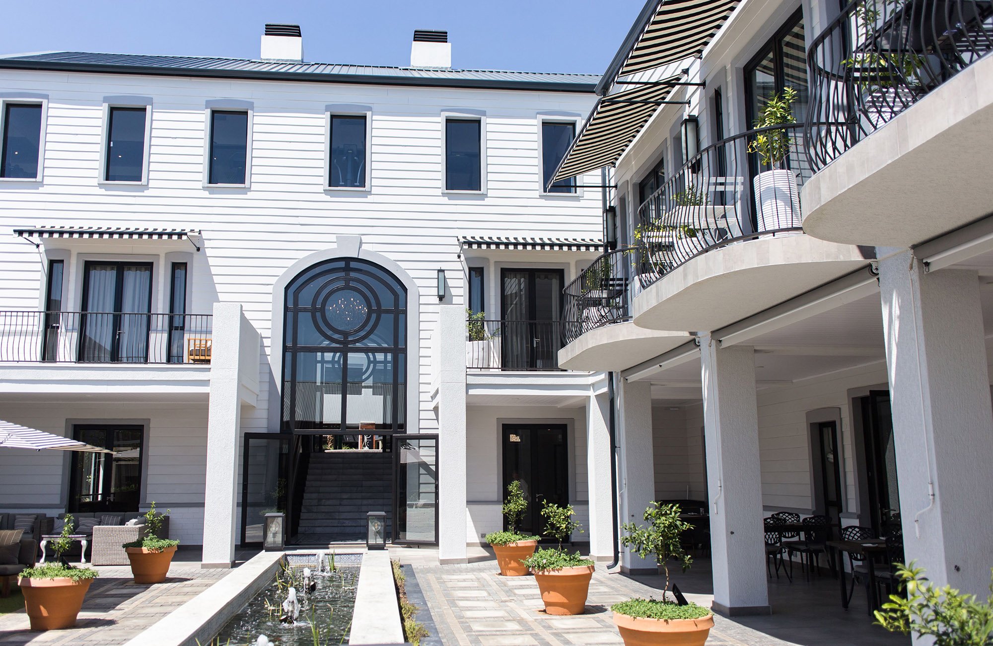 Yard of The Weinberg Windhoek hotel