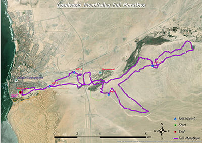 Moon Valley Ultra Marathon 2023 trail map