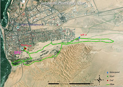 Moon Valley Marathon 10km trail run map